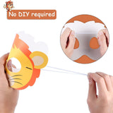 Maxbell 16Pcs Animal Face Mask Decorations for Masquerade Boys Girls Farmhouse Theme