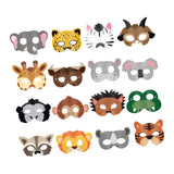 Maxbell 16Pcs Animal Face Mask Decorations for Masquerade Boys Girls Farmhouse Theme