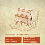 Maxbell 3D Puzzles Aesthetic DIY Piano Music Box for Holiday Birthday Gift Men Women
