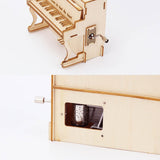 Maxbell 3D Puzzles Aesthetic DIY Piano Music Box for Holiday Birthday Gift Men Women