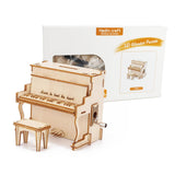 Maxbell 3D Puzzles Aesthetic DIY Piano Music Box for Holiday Birthday Gift Men Women