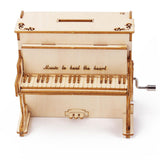 Maxbell 3D Puzzles Aesthetic DIY Piano Music Box for Holiday Birthday Gift Men Women