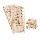 Maxbell 3D Puzzles Aesthetic DIY Piano Music Box for Holiday Birthday Gift Men Women