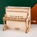 Maxbell 3D Puzzles Aesthetic DIY Piano Music Box for Holiday Birthday Gift Men Women