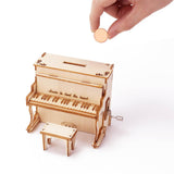Maxbell 3D Puzzles Aesthetic DIY Piano Music Box for Holiday Birthday Gift Men Women