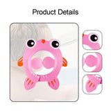 Maxbell Shower Cap for Kids with Ear Cover Lovely Adjustable for Travel Indoor Pink