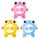 Maxbell Shower Cap for Kids with Ear Cover Lovely Adjustable for Travel Indoor Pink