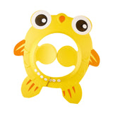 Maxbell Shower Cap for Kids with Ear Cover Lovely Adjustable for Travel Indoor yellow