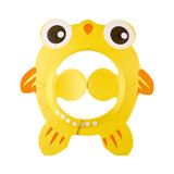 Maxbell Shower Cap for Kids with Ear Cover Lovely Adjustable for Travel Indoor yellow