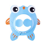 Maxbell Shower Cap for Kids with Ear Cover Lovely Adjustable for Travel Indoor blue
