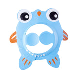 Maxbell Shower Cap for Kids with Ear Cover Lovely Adjustable for Travel Indoor blue