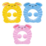 Maxbell Shower Cap for Kids EVA Shower Accessory Cute Bath Cap for Kids Indoor Girls Pink