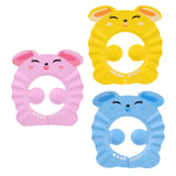 Maxbell Shower Cap for Kids EVA Shower Accessory Cute Bath Cap for Kids Indoor Girls Pink