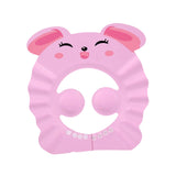 Maxbell Shower Cap for Kids EVA Shower Accessory Cute Bath Cap for Kids Indoor Girls Pink