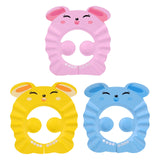 Maxbell Shower Cap for Kids EVA Shower Accessory Cute Bath Cap for Kids Indoor Girls Pink