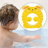 Maxbell Shower Cap for Kids EVA Shower Accessory Cute Bath Cap for Kids Indoor Girls yellow