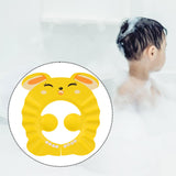 Maxbell Shower Cap for Kids EVA Shower Accessory Cute Bath Cap for Kids Indoor Girls yellow