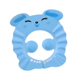 Maxbell Shower Cap for Kids EVA Shower Accessory Cute Bath Cap for Kids Indoor Girls blue
