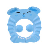 Maxbell Shower Cap for Kids EVA Shower Accessory Cute Bath Cap for Kids Indoor Girls blue