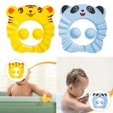 Maxbell Shower Cap for Kids Lovely Shower Accessory Bath Cap for Girls Children Kids yellow