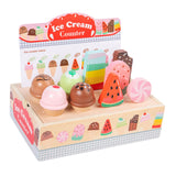 Maxbell Ice Cream Toy Education Pretend Food for 3 4 5 Years Old Girls Boys Children