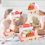 Maxbell Ice Cream Toy Education Pretend Food for 3 4 5 Years Old Girls Boys Children