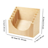 Maxbell Sensory Boards Organizer 6 Slot Basic Life Skills for Snap Tie Toy Classroom