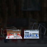 Maxbell 1/64 Auto Repair Shop Model Layout Prop Collectibles Parking Lot Scene Style A