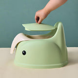 Maxbell Training Toilet Removable with Splash Guard with Lid Summer Baby Potty Chair Green