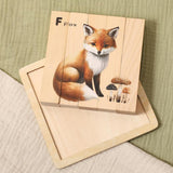 Maxbell Wooden Puzzle Cognitive Development Brain Teaser Toy 4 in 1 Block Puzzle Toy