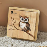 Maxbell Wooden Puzzle Cognitive Development Brain Teaser Toy 4 in 1 Block Puzzle Toy