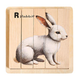 Maxbell Wooden Puzzle Cognitive Development Brain Teaser Toy 4 in 1 Block Puzzle Toy