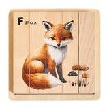 Maxbell Wooden Puzzle Cognitive Development Brain Teaser Toy 4 in 1 Block Puzzle Toy