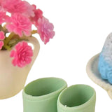 Maxbell 1/12 Scale Dollhouse Accessories Cute Crafting Handcraft Rain Boots Vase Pot Style A