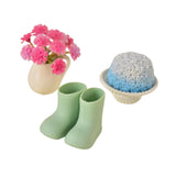 Maxbell 1/12 Scale Dollhouse Accessories Cute Crafting Handcraft Rain Boots Vase Pot Style A