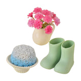Maxbell 1/12 Scale Dollhouse Accessories Cute Crafting Handcraft Rain Boots Vase Pot Style A