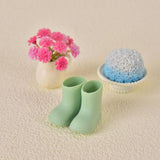 Maxbell 1/12 Scale Dollhouse Accessories Cute Crafting Handcraft Rain Boots Vase Pot Style A