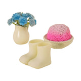 Maxbell 1/12 Scale Dollhouse Accessories Cute Crafting Handcraft Rain Boots Vase Pot Style B