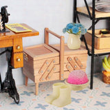 Maxbell 1/12 Scale Dollhouse Accessories Cute Crafting Handcraft Rain Boots Vase Pot Style B