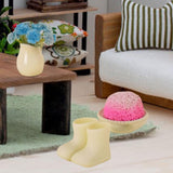 Maxbell 1/12 Scale Dollhouse Accessories Cute Crafting Handcraft Rain Boots Vase Pot Style B