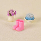 Maxbell 1/12 Scale Dollhouse Accessories Cute Crafting Handcraft Rain Boots Vase Pot Style C
