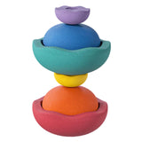 Maxbell Stepping Stones for Kids Lightweight for Ages 3 4 5 6 7 8 Years Sensory Toys Rainbow Colors