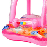 Maxbell Funny Pool Float Cartoon Inflatable Swimming Ring for Vacation Lake Children With Bell No Handle