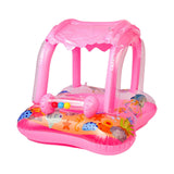Maxbell Funny Pool Float Cartoon Inflatable Swimming Ring for Vacation Lake Children With Bell No Handle