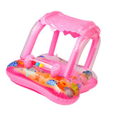 Maxbell Funny Pool Float Cartoon Inflatable Swimming Ring for Vacation Lake Children With Bell No Handle
