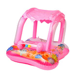 Maxbell Funny Pool Float Cartoon Inflatable Swimming Ring for Vacation Lake Children With Bell No Handle
