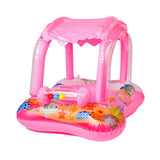 Maxbell Funny Pool Float Cartoon Inflatable Swimming Ring for Vacation Lake Children With Bell No Handle