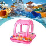 Maxbell Funny Pool Float Cartoon Inflatable Swimming Ring for Vacation Lake Children With Bell No Handle