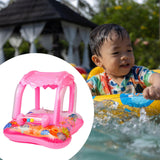 Maxbell Funny Pool Float Cartoon Inflatable Swimming Ring for Vacation Lake Children With Bell No Handle