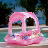 Maxbell Funny Pool Float Cartoon Inflatable Swimming Ring for Vacation Lake Children With Bell No Handle